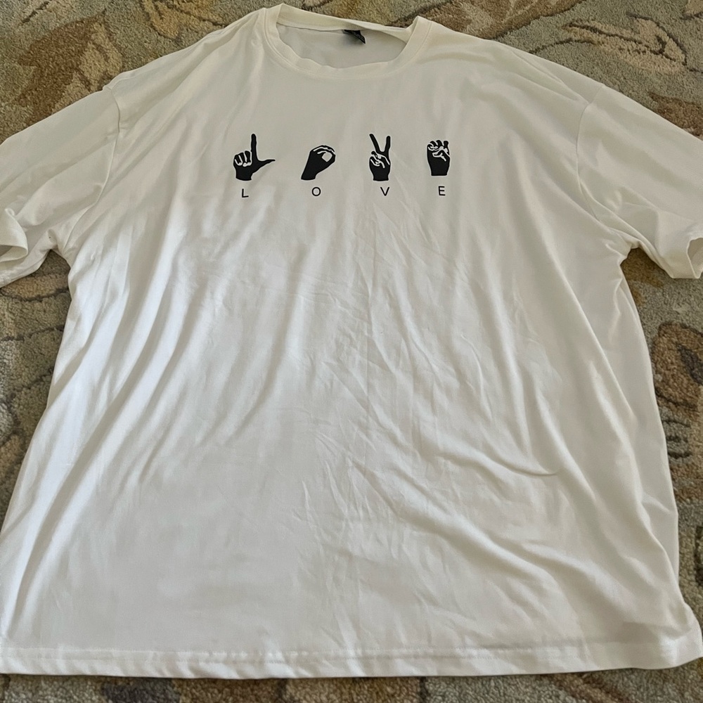 Sign language tee